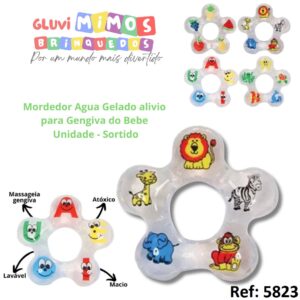 Mordedor Agua Gelado alivio para Gengiva do Bebe - Unidade - Sortido