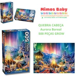 QUEBRA CABEÇA  Aurora Boreal  500 PEÇAS GROW