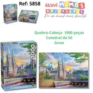 Quebra-Cabeça  1000 peças Catedral da Sé Grow