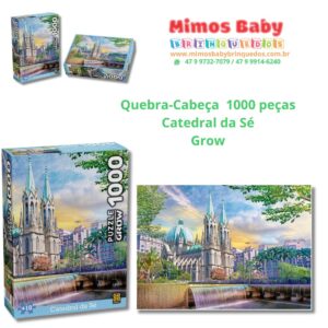 Quebra-Cabeça  1000 peças Catedral da Sé Grow