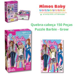 Quebra-cabeça 150 Peças Puzzle Barbie - Grow