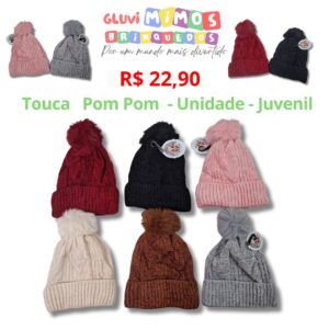 Touca   Pom Pom  - Unidade - Juvenil