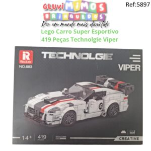 Blocos Carro Super Esportivo  419 Peças Technolgie Viper