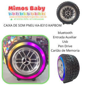 CAIXA DE SOM PNEU KA-8310 KAPBOM