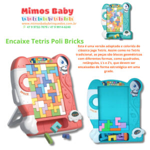 Encaixe Tetris Poli Bricks