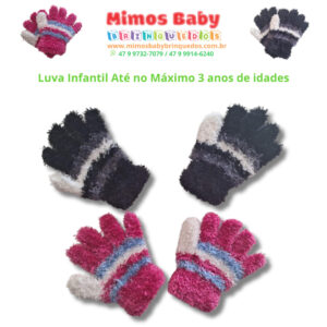 Luva Infantil Até no Máximo 3 anos de idades