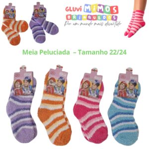 Meia Peluciada  – Tamanho 22/24