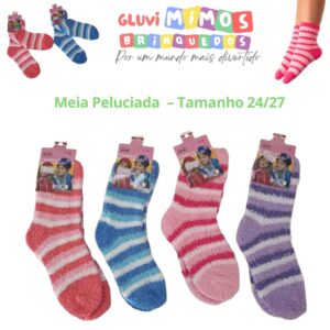 Meia Peluciada  – Tamanho 24/27