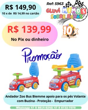 Andador Zoo Bus Biemme
