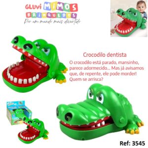 Brinquedo Crocodilo Dentista Polibrinq
