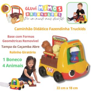 Caminhão Didático Fazendinha Truckids