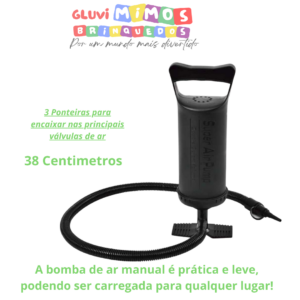 A bomba de ar manual  38 Centimetros