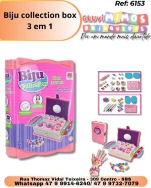 Biju Collection Box 3 em 1 - Kit para Fazer Miçanga em Formato de livro
