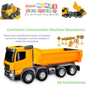Caminhão Construction Machine Basculante - 50 Cm