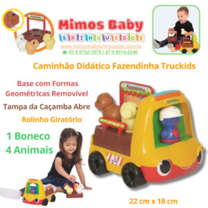 Caminhão Didático Fazendinha Truckids