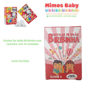 Estalos De Salão Biribinha com Caixinha com 15 unidades