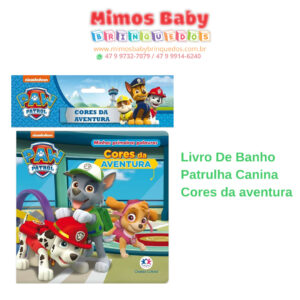 Livro De Banho  Patrulha Canina  Cores da aventura