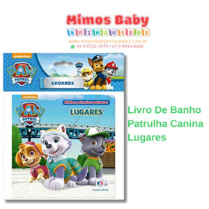 Livro De Banho  Patrulha Canina  Lugares