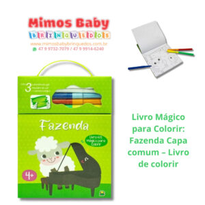 Livro Mágico para Colorir: Fazenda Capa comum – Livro de colorir