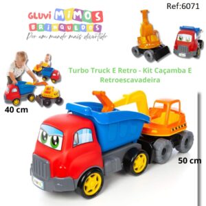 Maral Turbo Truck E Retro - Kit Caçamba E Retroescavadeira