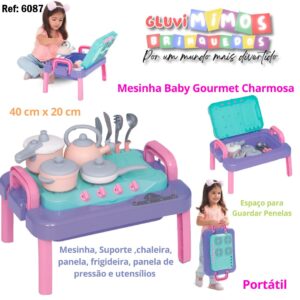 Mesinha Baby Gourmet Charmosa - Cozinha