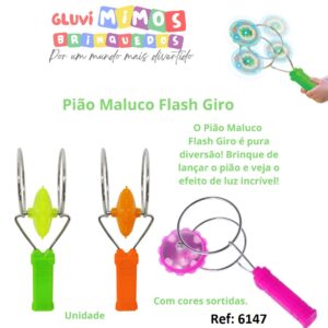 Pião Maluco Flash Giro Com cores sortidas Unidade