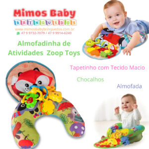 Almofadinha de Atividades  Zoop Toys