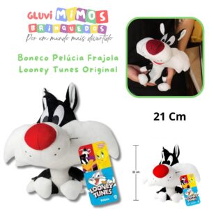 Boneco Pelúcia Frajola Looney Tunes Original