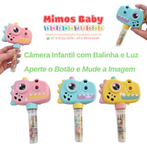 Câmera Infantil com Balinha e Luz Aperte o Botão e Mude a Imagem - Unidade