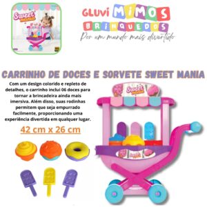 Carrinho De Doces E Sorvete Sweet Mania