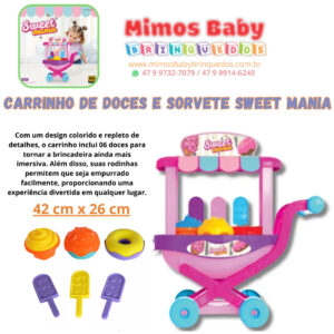 Carrinho De Doces E Sorvete Sweet Mania