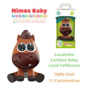 Cavalinho Cardoso Baby Land Fofilhotes 11 Centimetros 100% Vinil