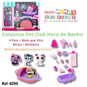 Conjunto Pet Club Cardoso Hora do Banho