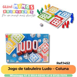 Jogo De Tabuleiro Ludo Coluna