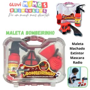 Maleta Bombeirinho Paki Toys