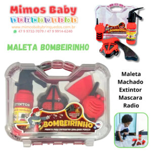 Maleta Bombeirinho Paki Toys