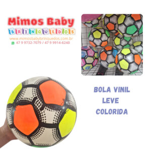 Bola vinil Leve  Colorida