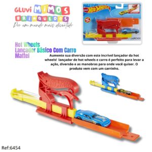 Hot Wheels Lançador Básico Com Carro Mattel