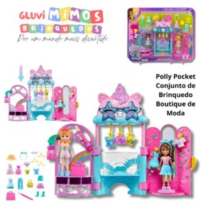 Polly Pocket Conjunto de Brinquedo Boutique de Moda