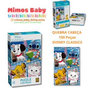 QUEBRA CABEÇA  150 Peças DISNEY CLASSICS
