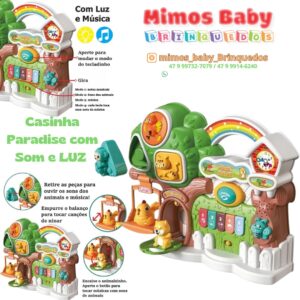 Casinha Paradise com Som e LUZ