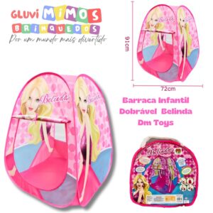 Barraca Infantil Dobrável  Belinda - Dm Toys