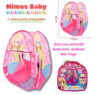 Barraca Infantil Dobrável  Belinda - Dm Toys