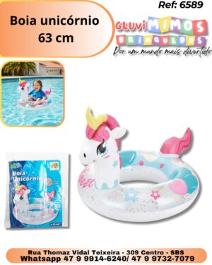 Boia Unicórnio Dm Toys 63 Centimetros