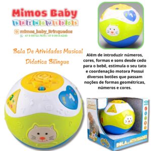 Bola De Atividades Musical Didatica Bilingue