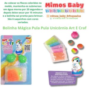 Bolinha Mágica Pula Pula Unicórnio Art E Craft - Zoop Toys