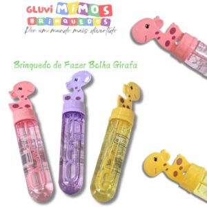 Brinquedo de Fazer Bolha Girafa