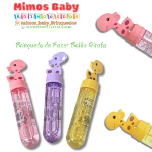 Brinquedo de Fazer Bolha Girafa