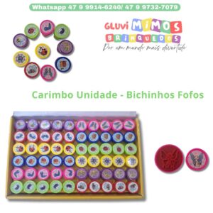 Carimbo Unidade - Bichinhos Fofos