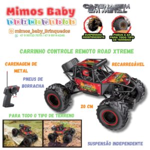Carrinho Controle Remoto Road Xtreme Recarregável